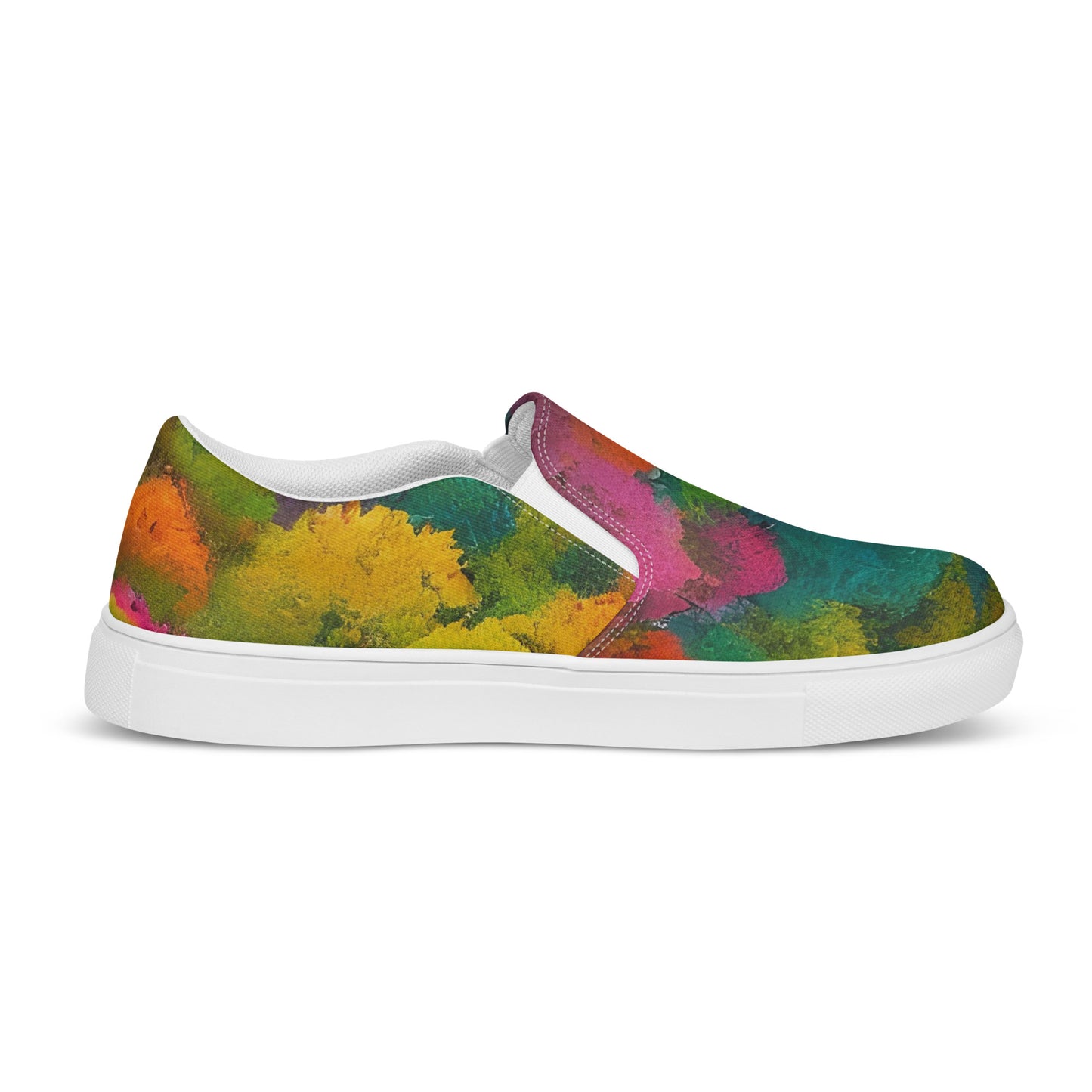 Women's Slip-On Canvas Shoes - Autumn Kaleidoscope