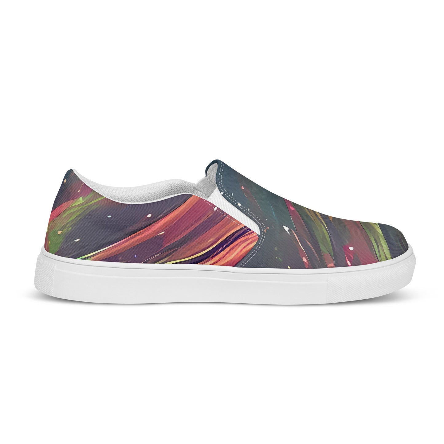 Women's Slip-On Canvas Shoes - Temple Wave