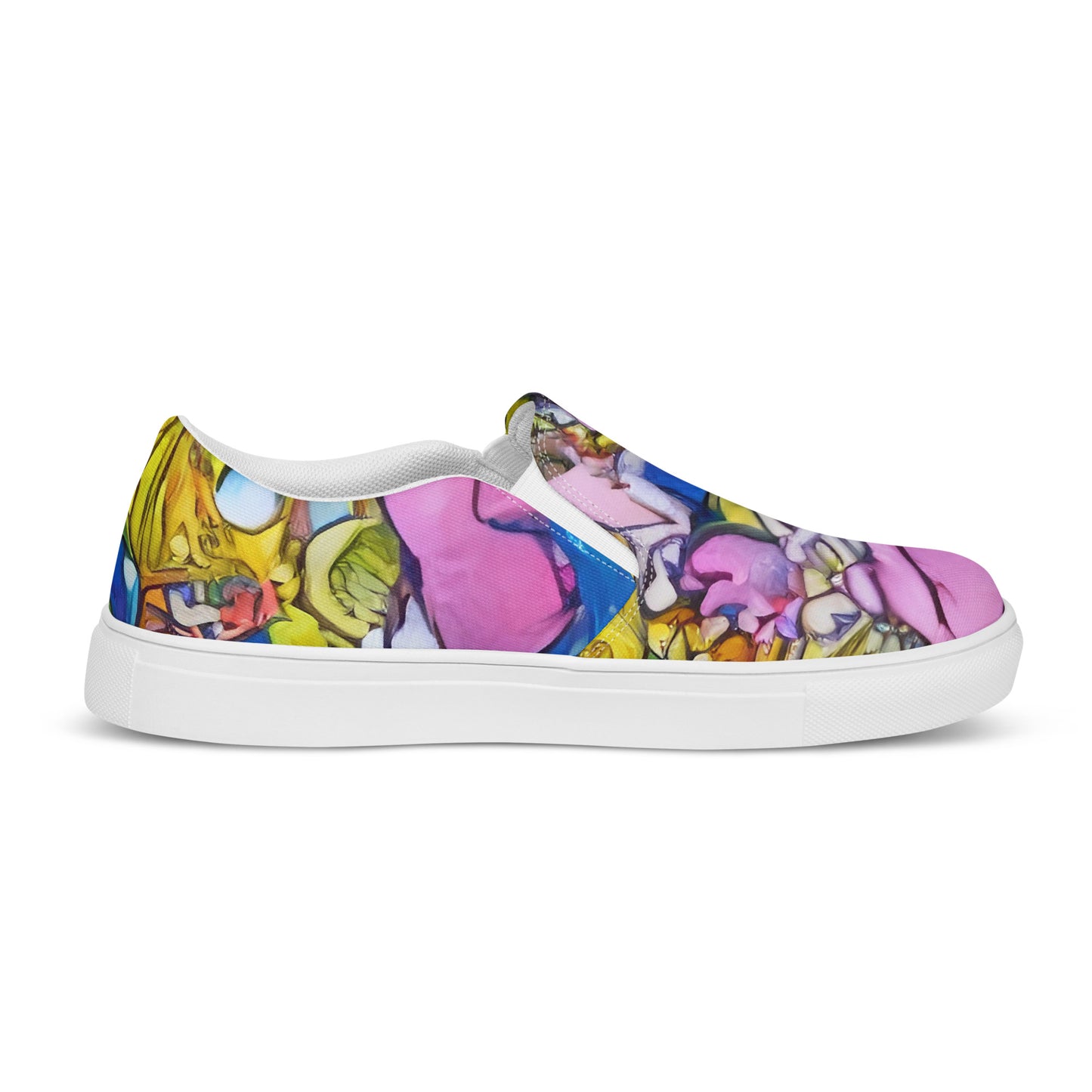 Women's Slip-On Canvas Shoes - Galactic Masquerade