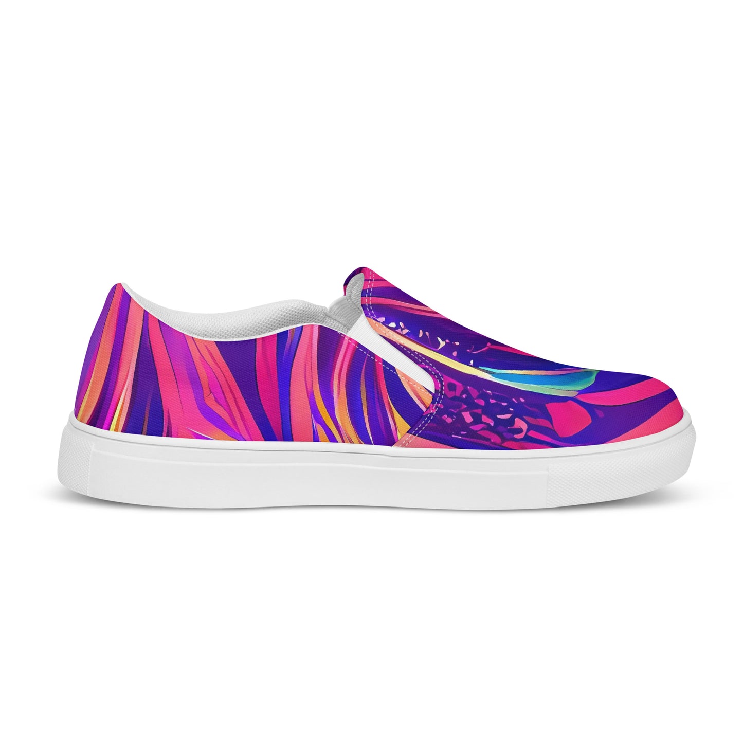 Women's Slip-On Canvas Shoes - Nebula Noodles