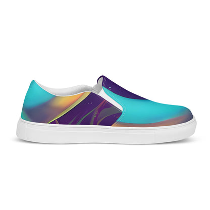 Women's Slip-On Canvas Shoes - Dreamscape Twine