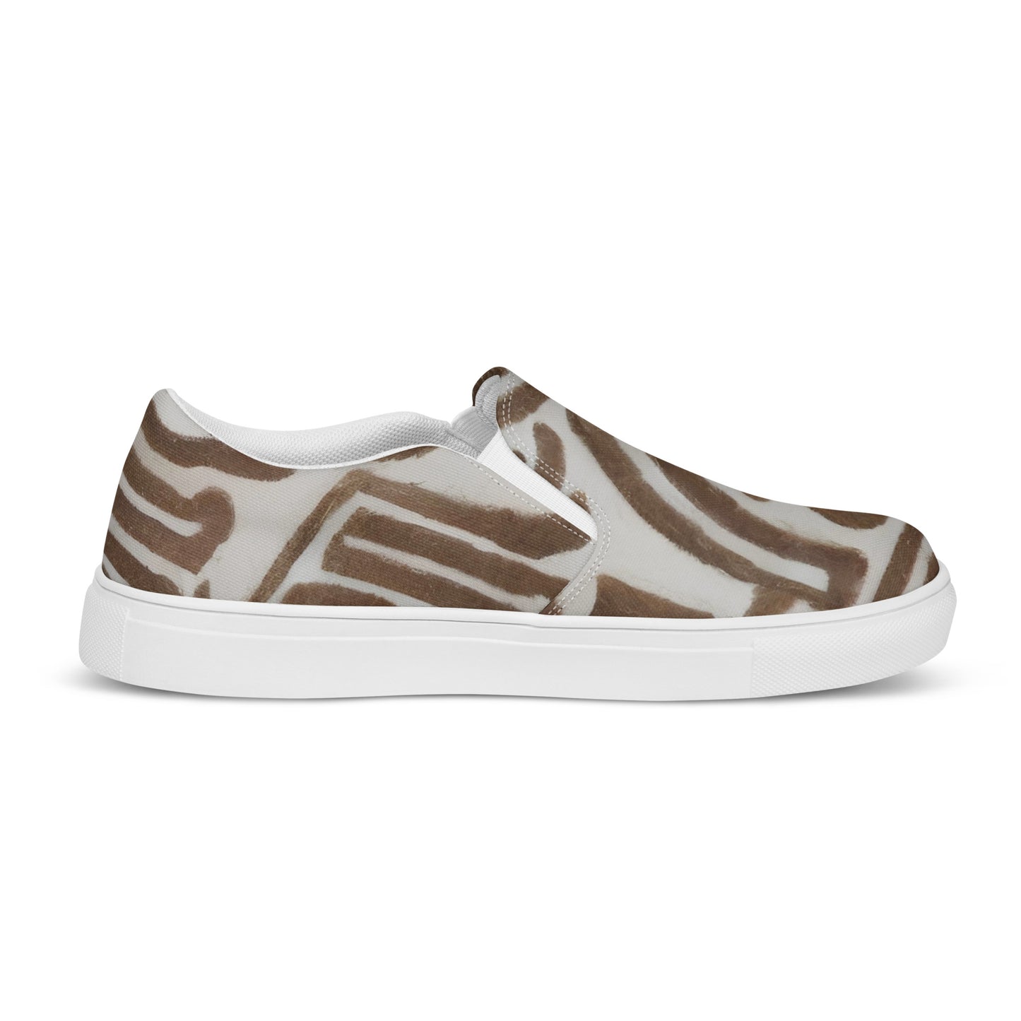 Women's Slip-On Canvas Shoes - Labyrinth Whisper