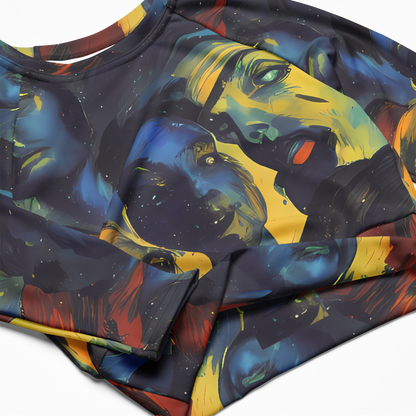 Long Sleeve Crop Top - Vivid Visage