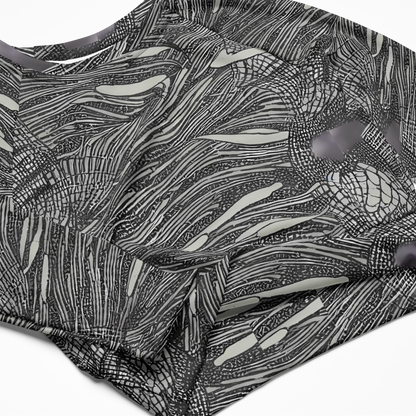 Long Sleeve Crop Top - Sable Currents