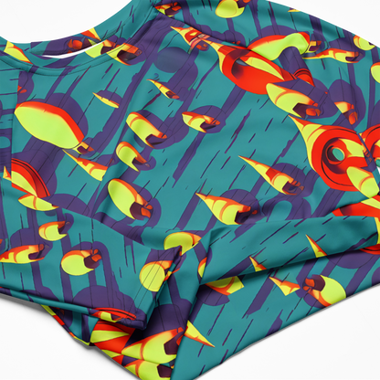 Long Sleeve Crop Top - Sailor's Mirage