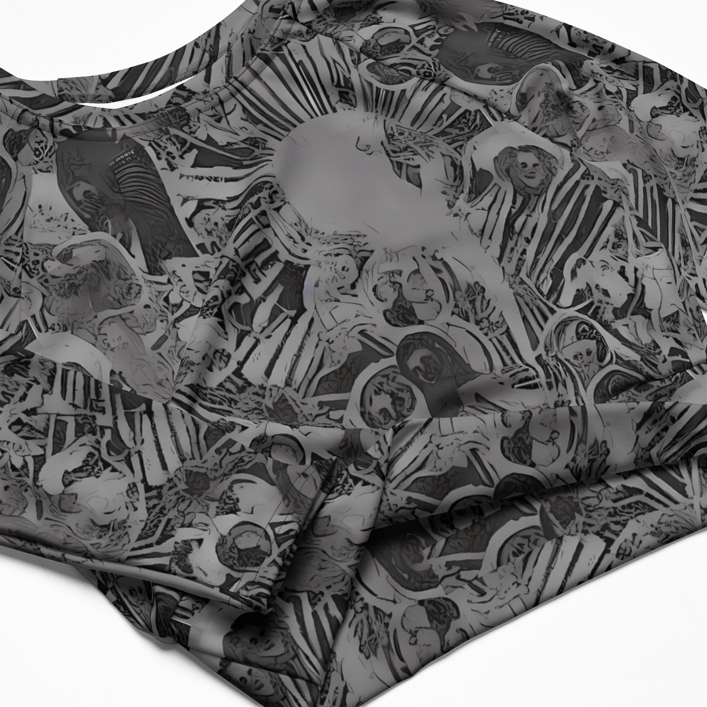 Long Sleeve Crop Top - Dusk Enigma