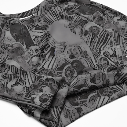 Long Sleeve Crop Top - Dusk Enigma