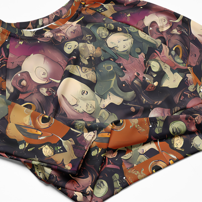 Long Sleeve Crop Top - Visions of the Unseen
