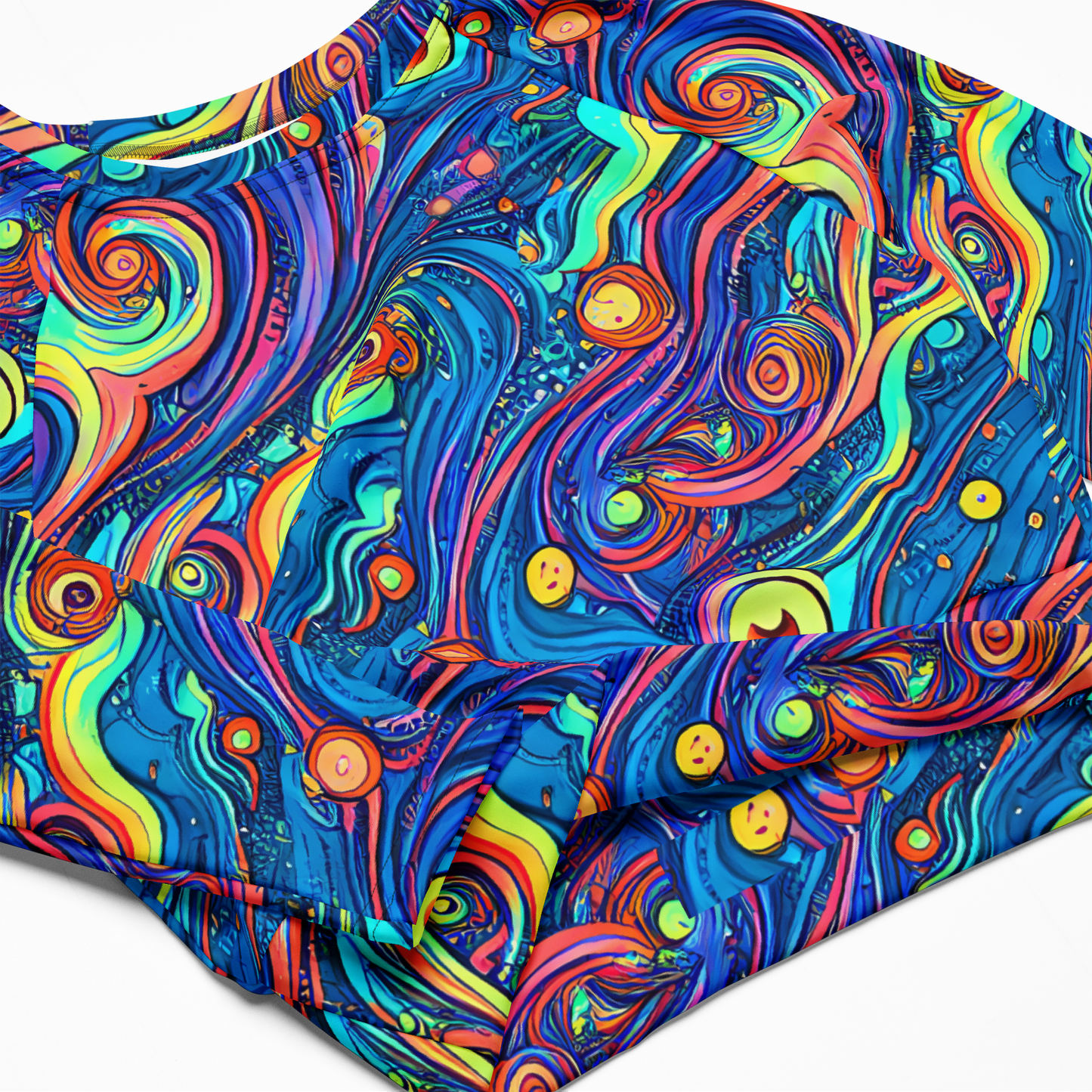 Long Sleeve Crop Top - Echoes of Vortex