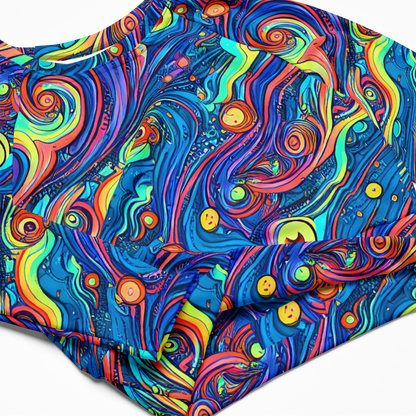 Long Sleeve Crop Top - Echoes of Vortex
