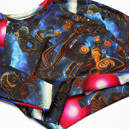 Long Sleeve Crop Top - Pimenov's Cosmos