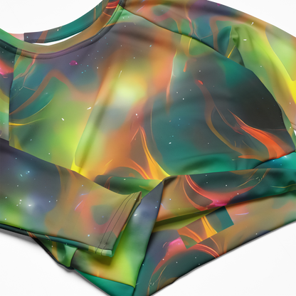 Long Sleeve Crop Top - Cheng Wallis Whirl