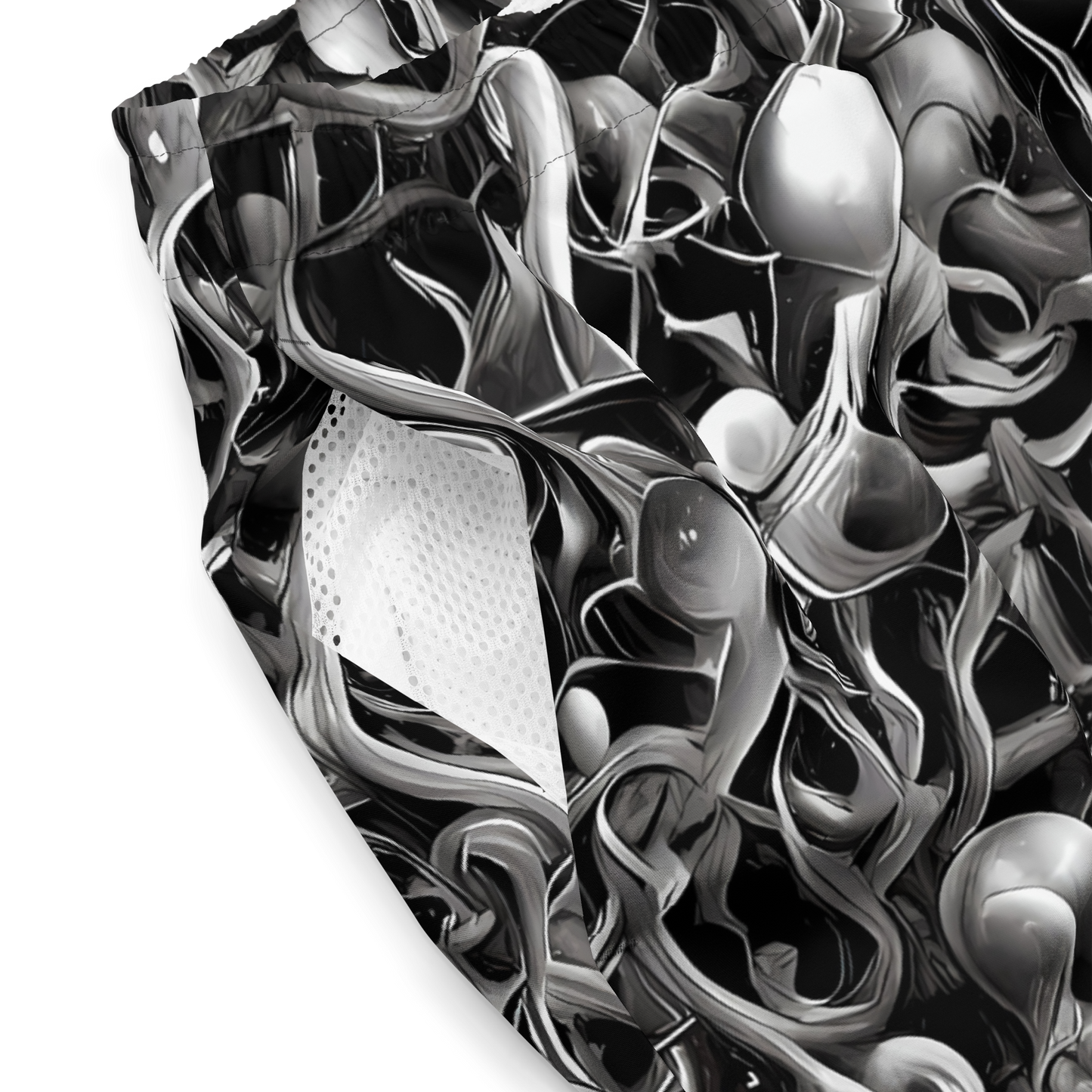 Swim Trunks - Fluid Monochrome