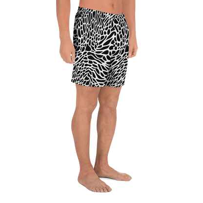 Men's Athletic Shorts - Monochrome Mystique