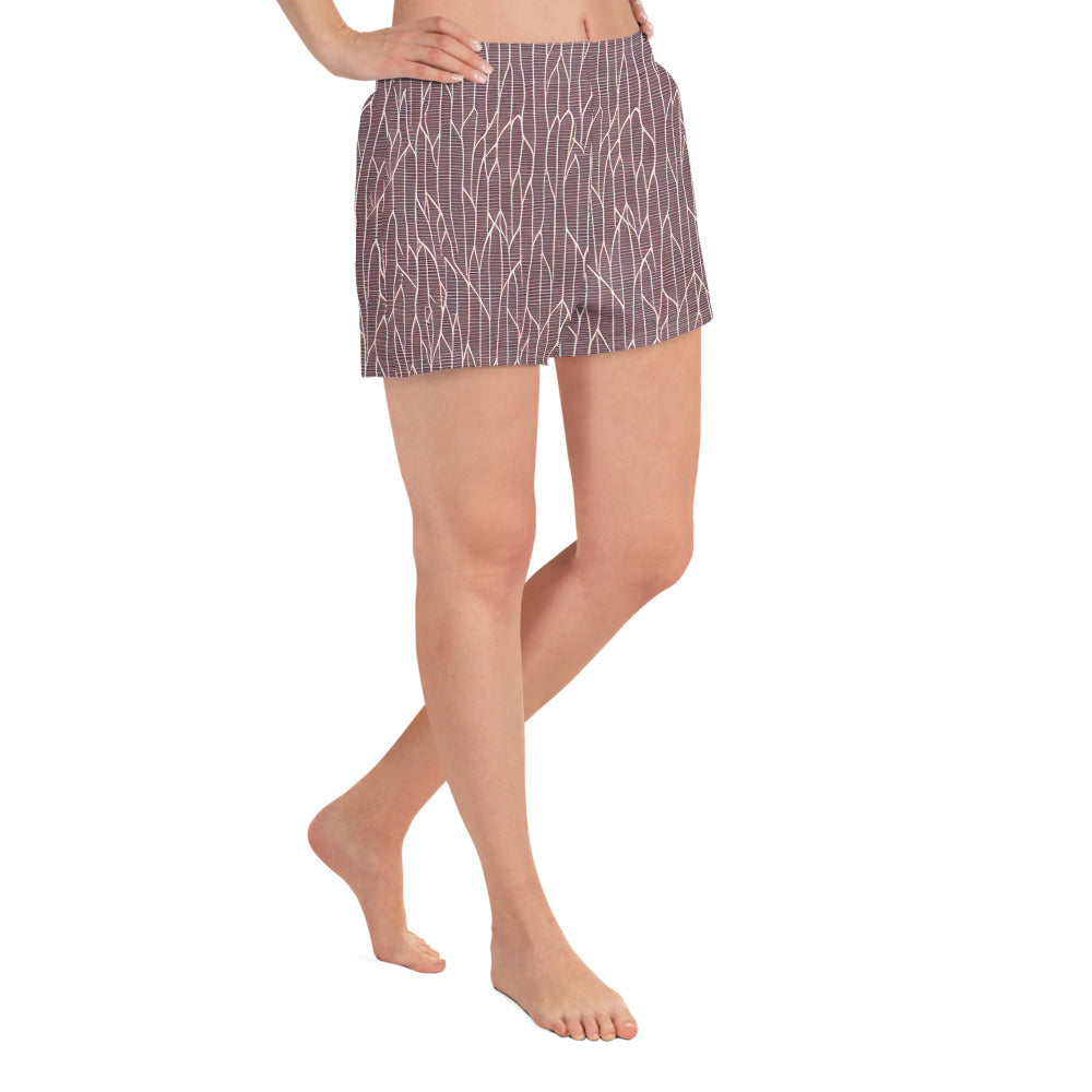 Women’s Athletic Shorts - Rustic Flow