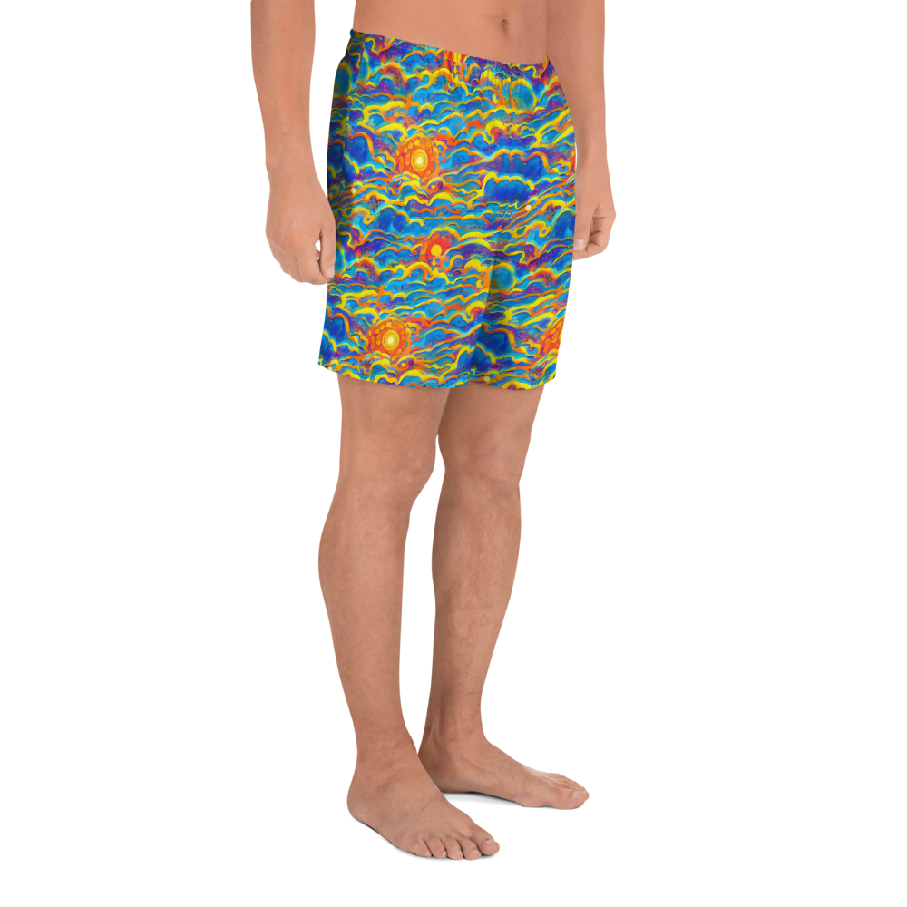 Men's Athletic Shorts - Chroma Ripple