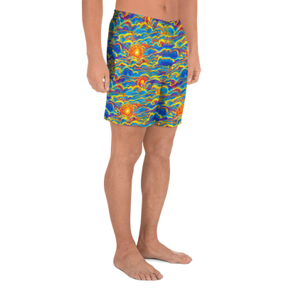 Men's Athletic Shorts - Chroma Ripple