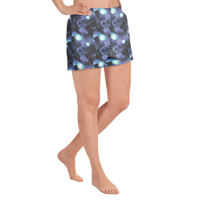 Women’s Athletic Shorts - Galactic Circuit