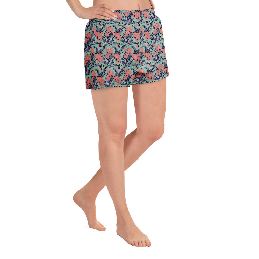 Athletic Shorts - Cosmic Coral