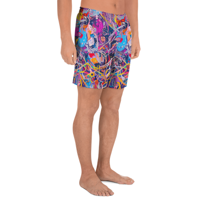 Men's Athletic Shorts - Vibrant Fusion