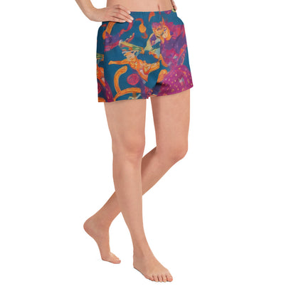 Women’s Athletic Shorts - Dreamtime Dance