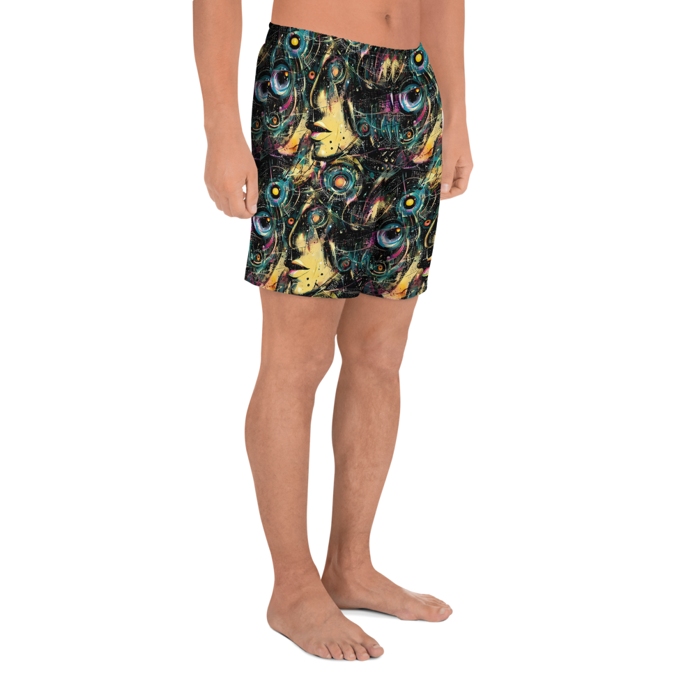 Men's Athletic Shorts - Celestial Echoes