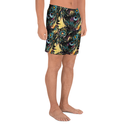 Men's Athletic Shorts - Celestial Echoes