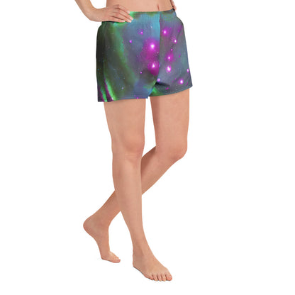 Women’s Athletic Shorts - Interstellar Haze