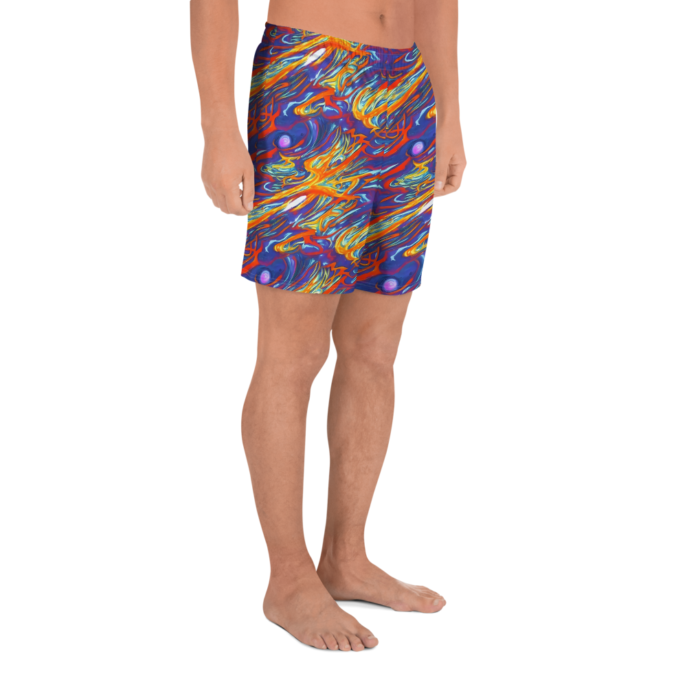 Men's Athletic Shorts - Galactic Ember