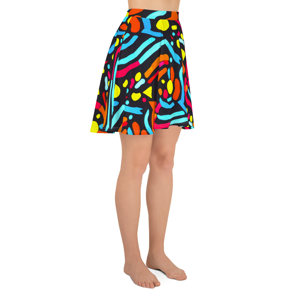 Skater Skirt - Midnight Stream