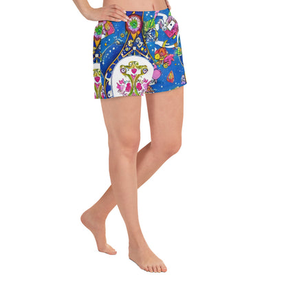 Women’s Athletic Shorts - Galactic Masquerade