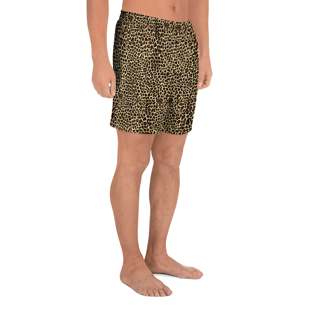 Men's Athletic Shorts - Cheetah Mosaic