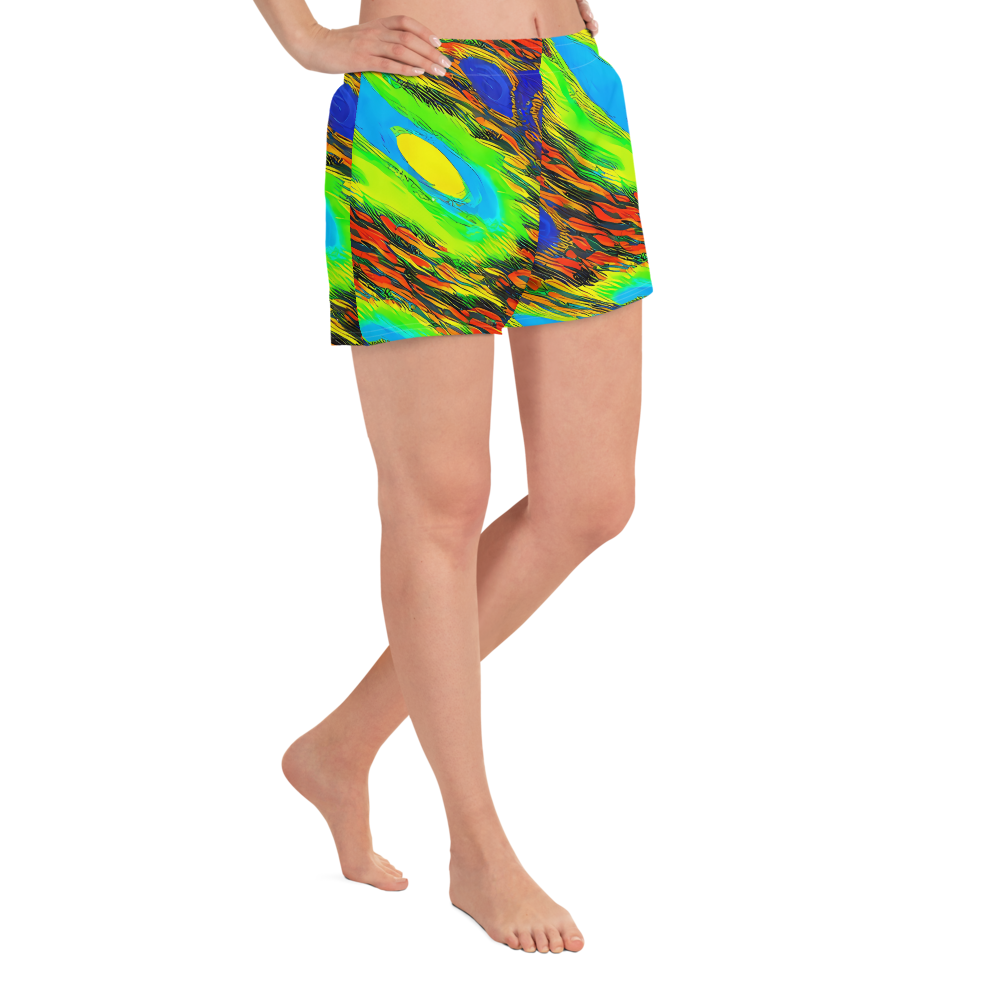 Women’s Athletic Shorts - Hodgkin's Blaze