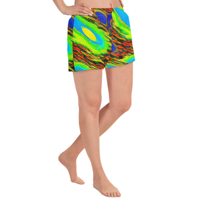 Women’s Athletic Shorts - Hodgkin's Blaze