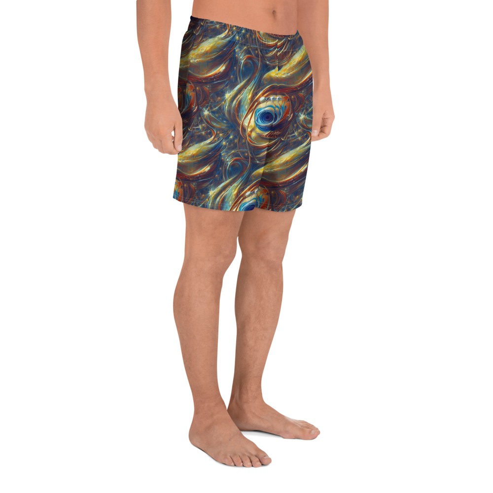 Men's Athletic Shorts - Celestial Vortex