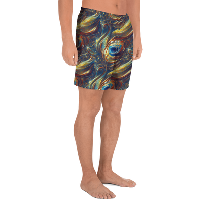 Men's Athletic Shorts - Celestial Vortex