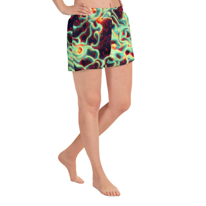 Women’s Athletic Shorts - Chimeric Currents