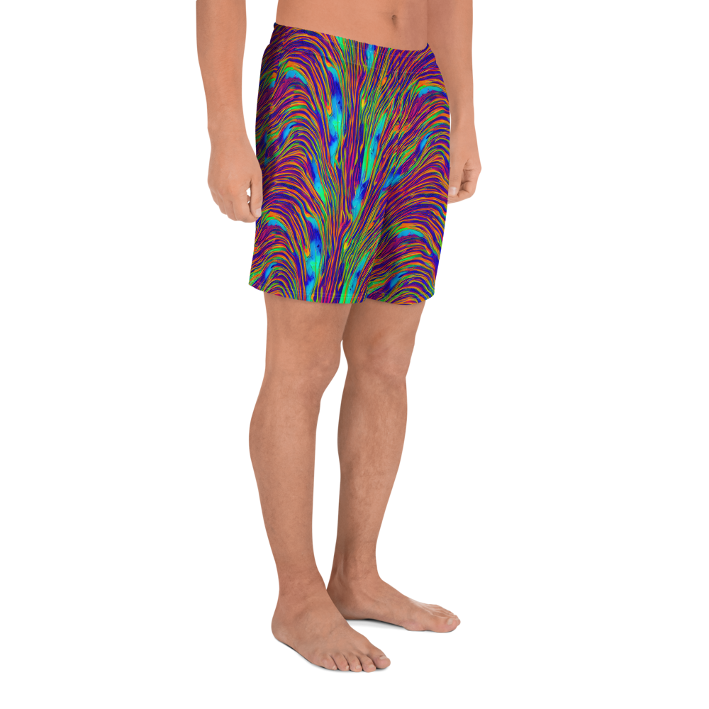 Men's Athletic Shorts - Lux Waves