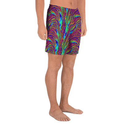 Men's Athletic Shorts - Lux Waves