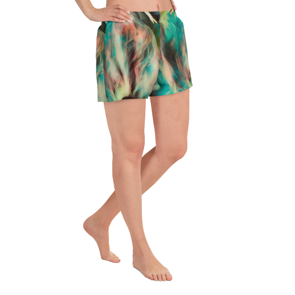 Women’s Athletic Shorts - Enchanted Fusion