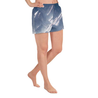 Women’s Athletic Shorts - Misty Pinnacles