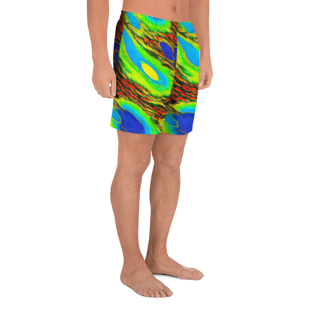 Men's Athletic Shorts - Hodgkin's Blaze