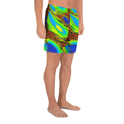 Men's Athletic Shorts - Hodgkin's Blaze