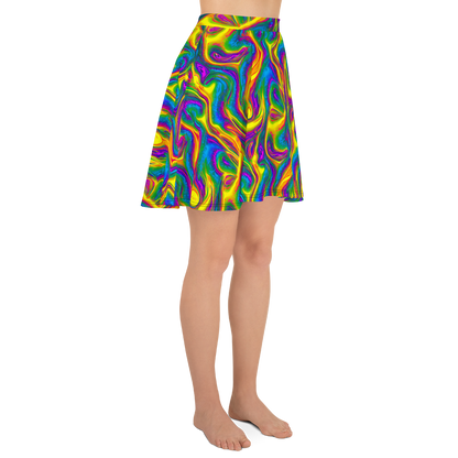 Skater Skirt - Electric Aurora