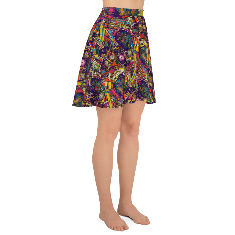 Skater Skirt - Cosmic Collage