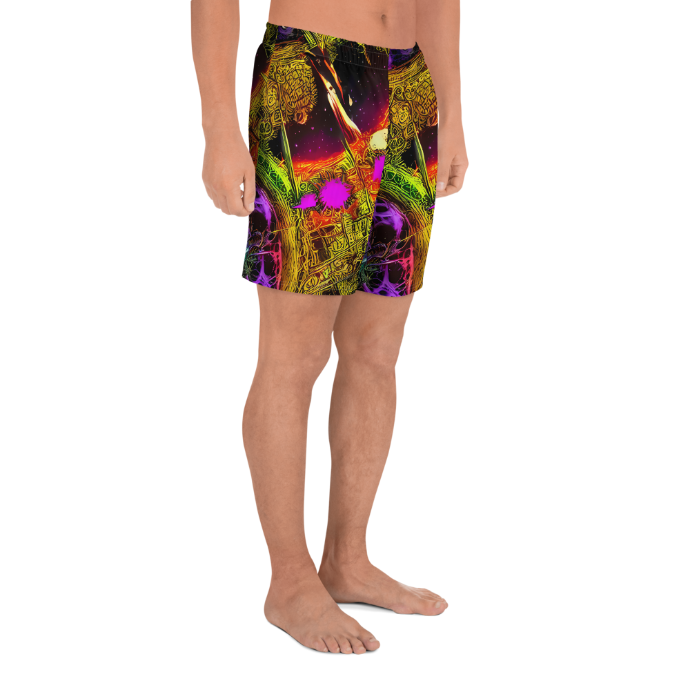 Men's Athletic Shorts - Neon Glyphworks
