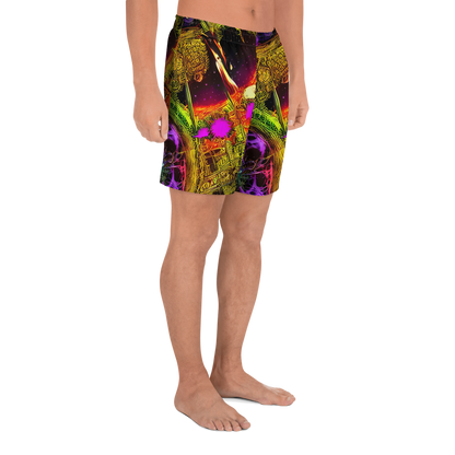 Men's Athletic Shorts - Neon Glyphworks