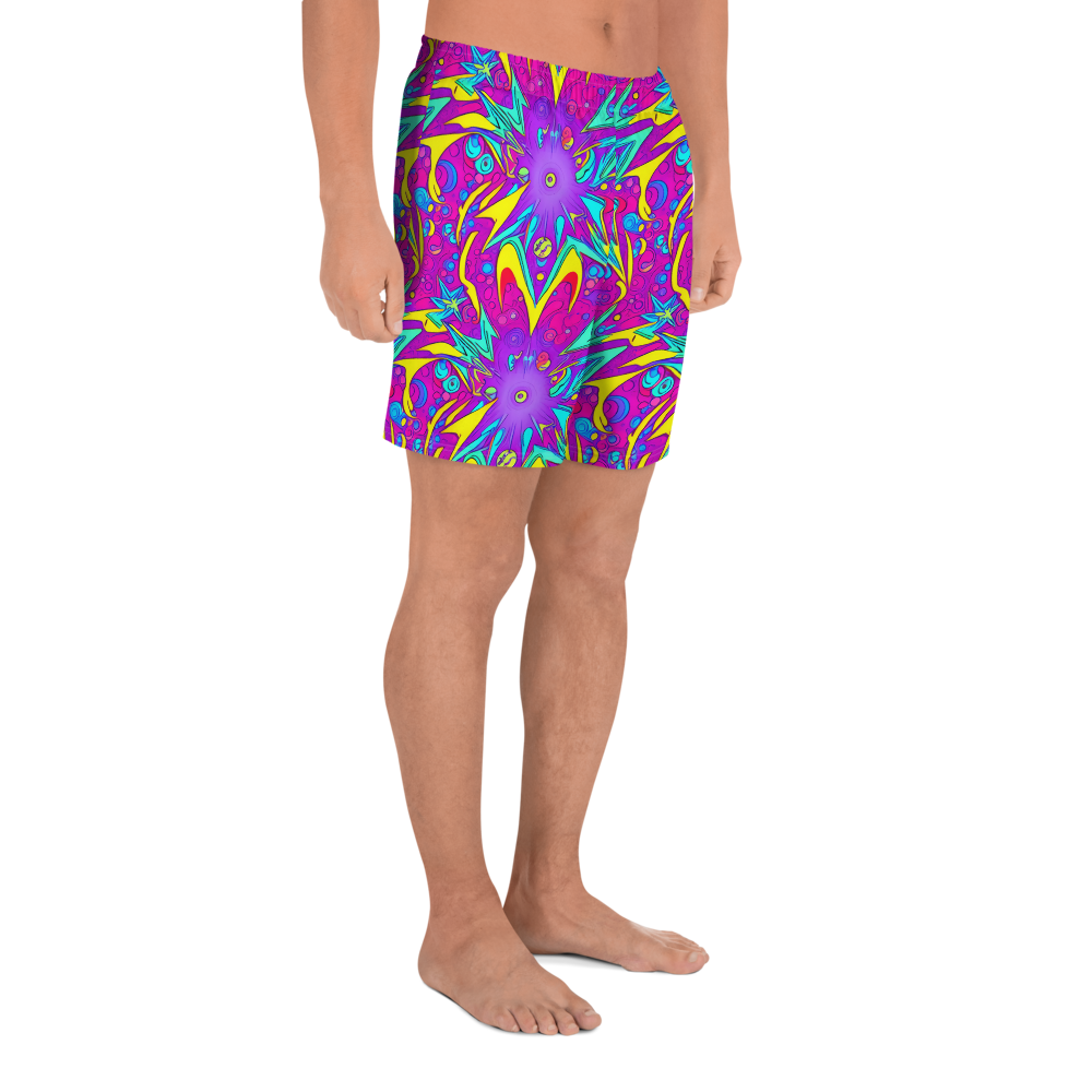 Men's Athletic Shorts - Nebula Radiance