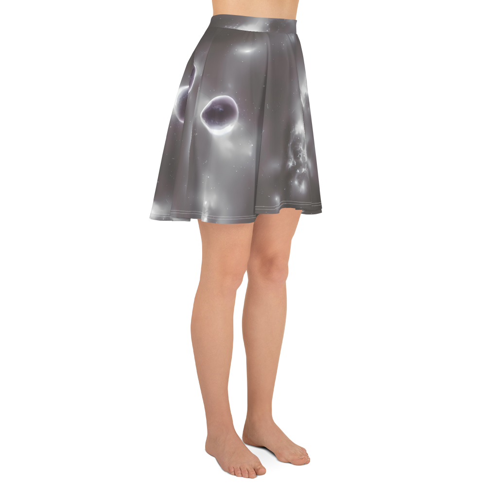 Skater Skirt - Silver Nebula