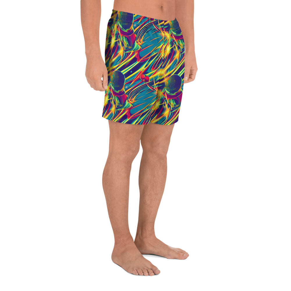 Men's Athletic Shorts - Cosmic Inferno
